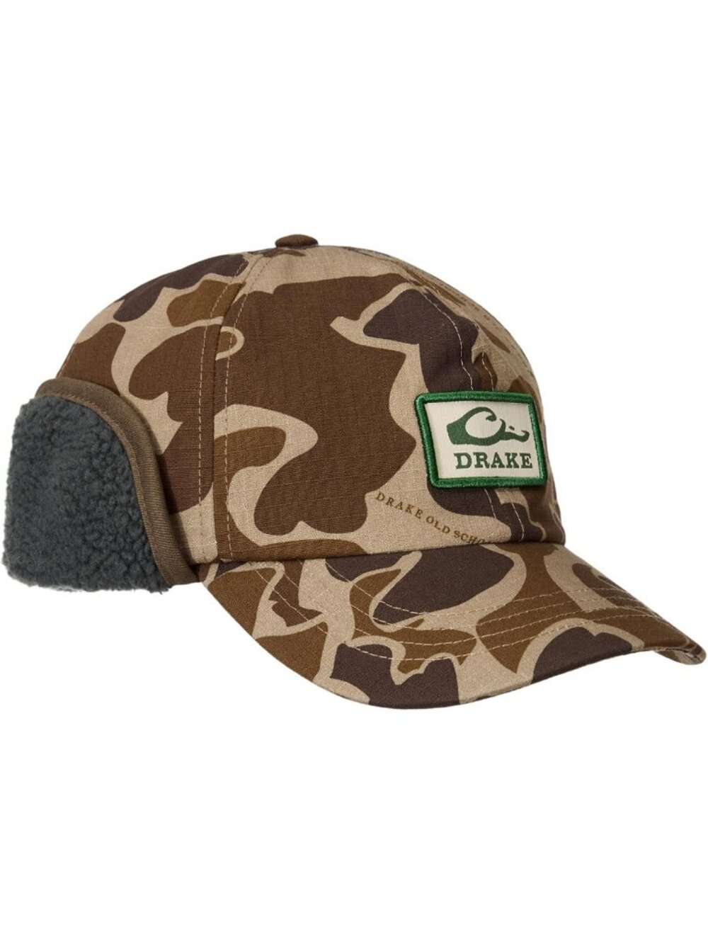Warm Fleece-Lined Winter Hunting Hat with Ear Flaps, Adjustable One Size Cap